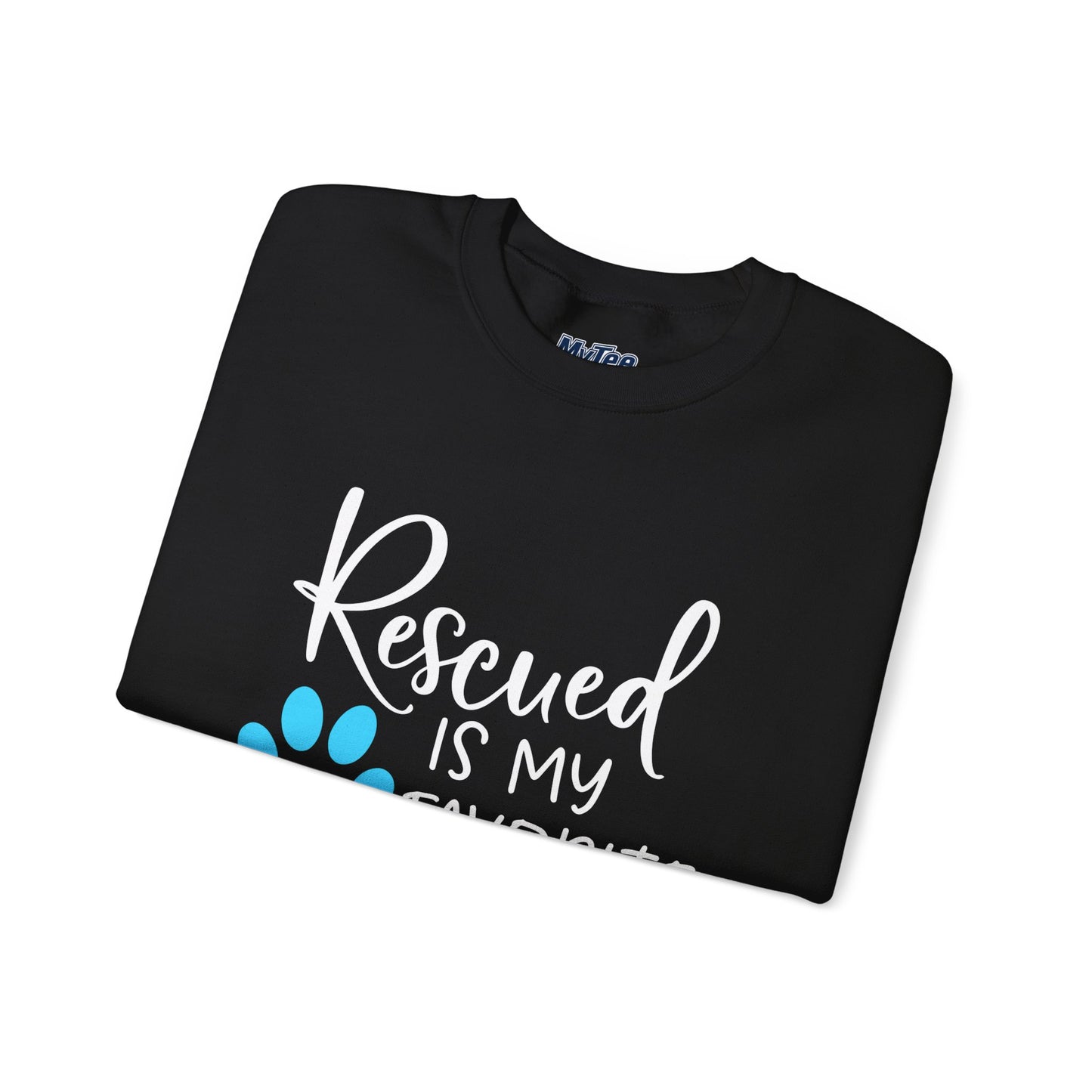 Rescued Is My Favorite Breed Unisex Sweatshirt – Dog Lover Crewneck