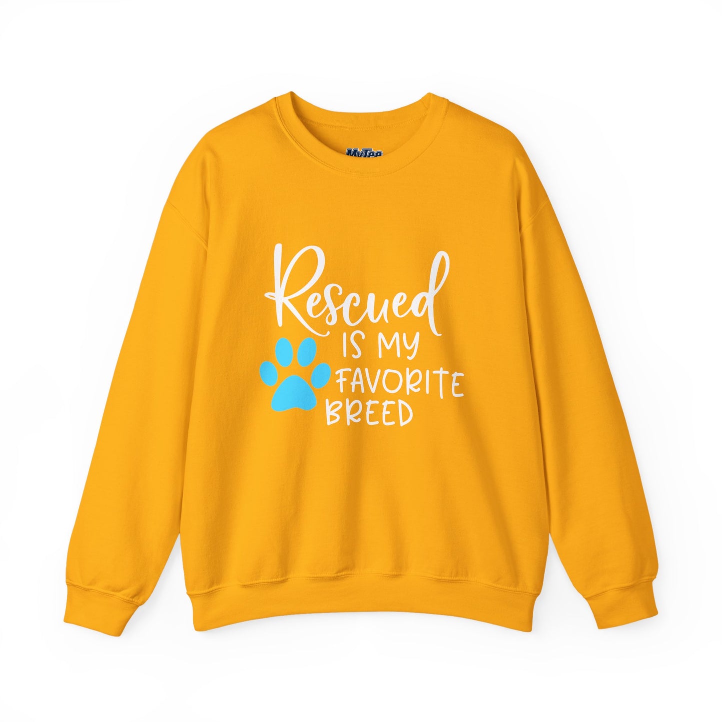 Rescued Is My Favorite Breed Unisex Sweatshirt – Dog Lover Crewneck