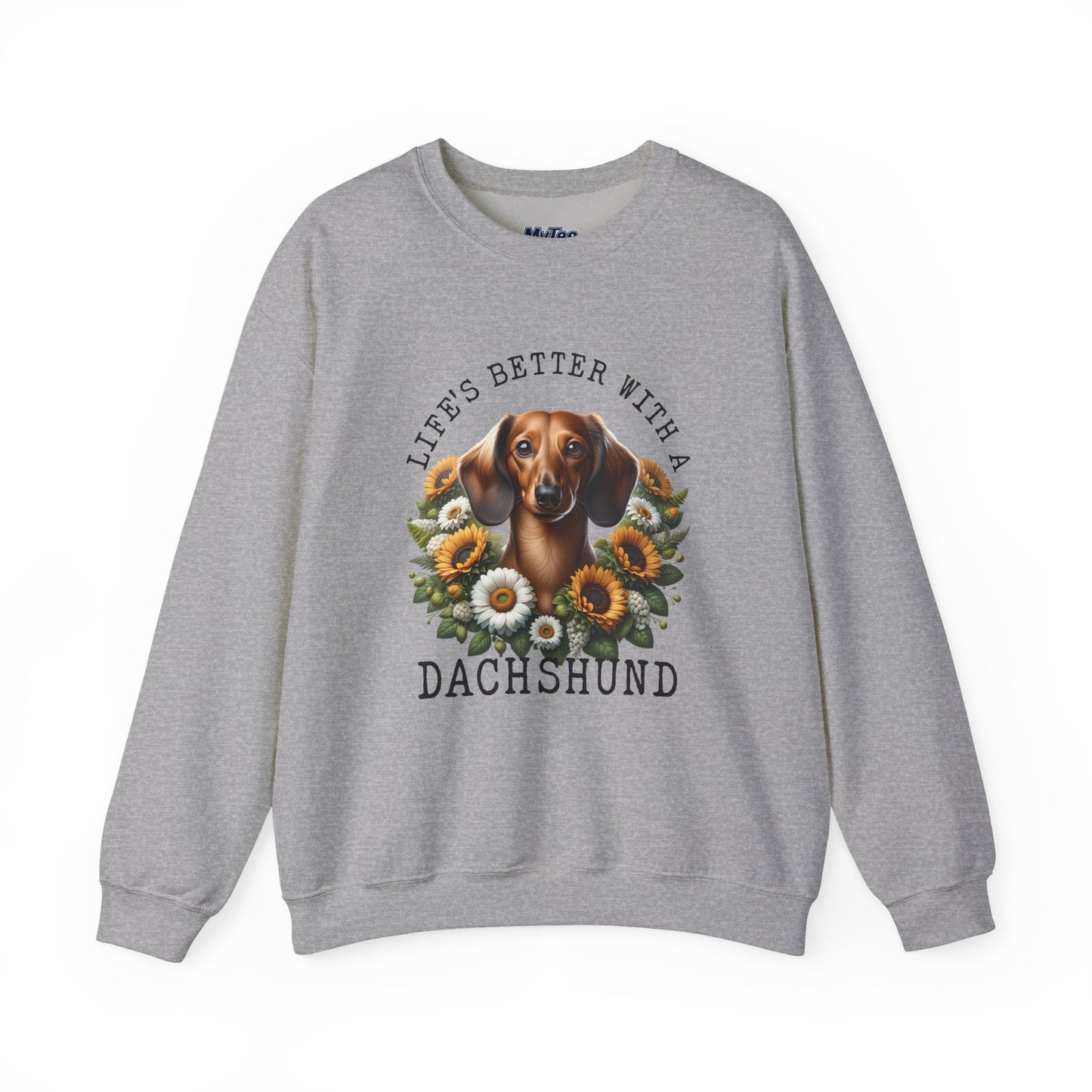 Dachshund Sunflower Unisex Hoodie