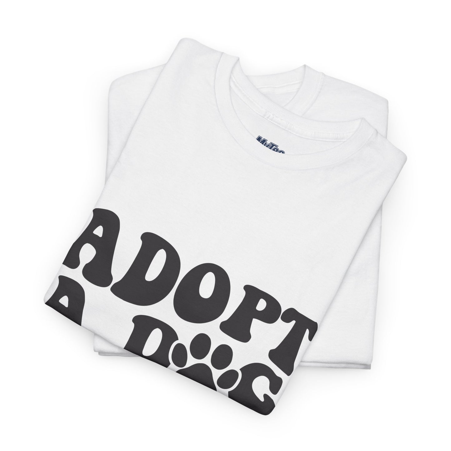 Adopt a Dog Change a Life Cotton T-Shirt - Perfect for Animal Lovers