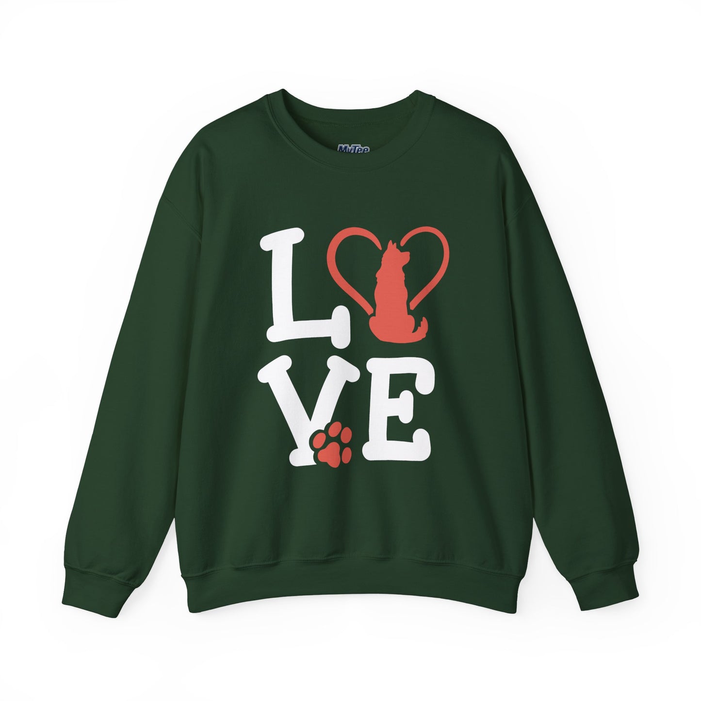 Love Cat Crewneck Sweatshirt - Perfect for Pet Lovers, Gift For Cat Owners