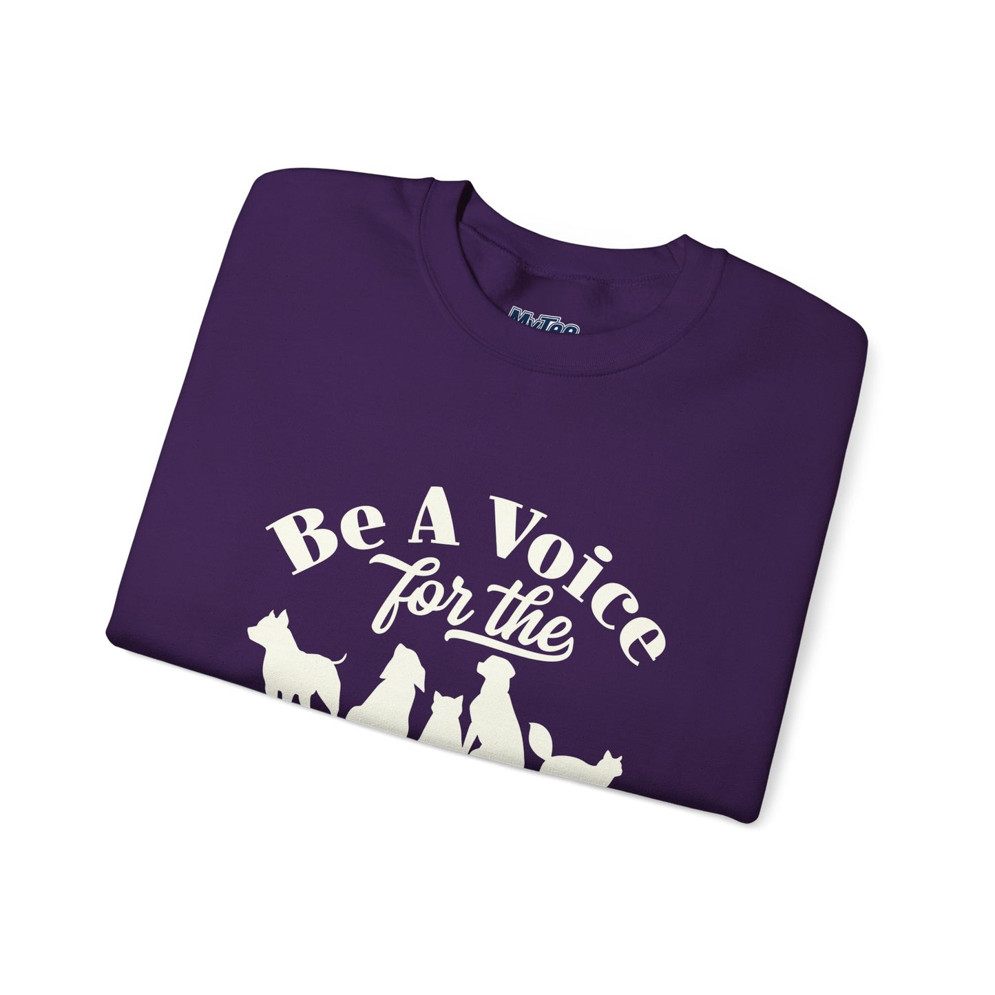 Be A Voice For The Voiceless Unisex Sweatshirt – Animal Rescue Awareness