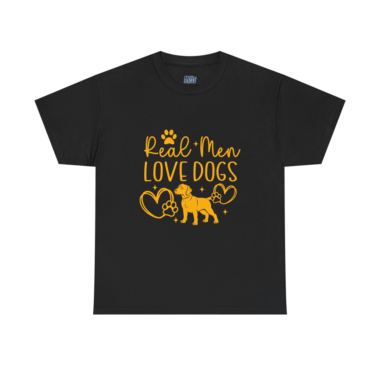 Real Men Love Dogs Cotton T-Shirts | Dog Lover