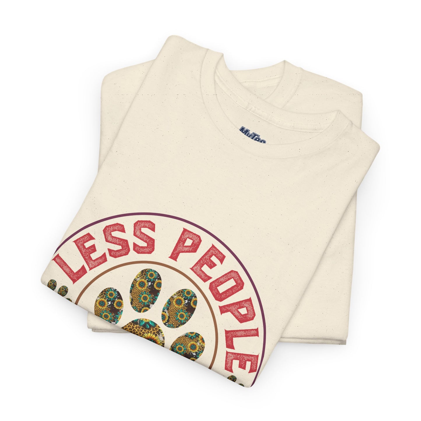 Less People More Dog Unisex Cotton T-Shirt