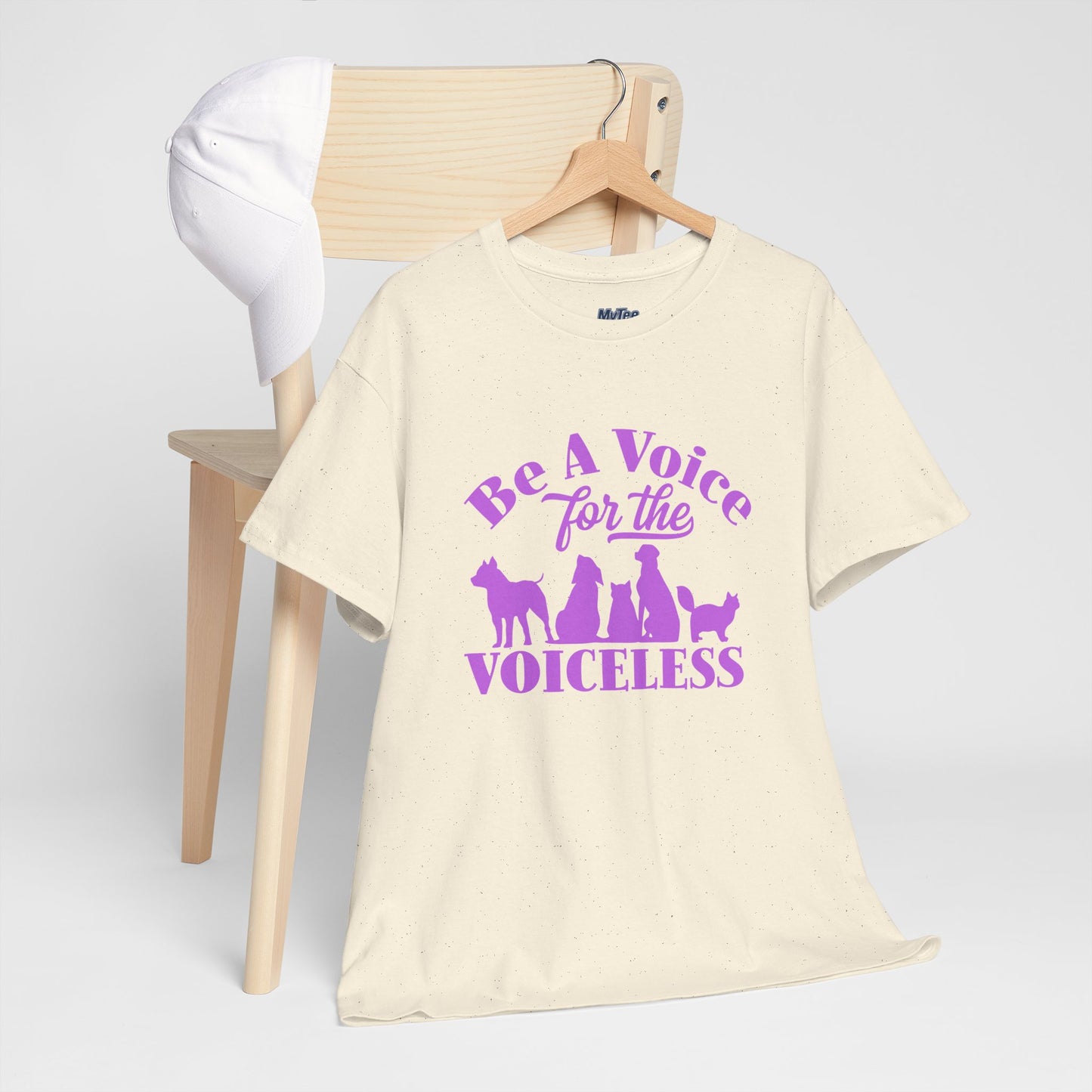 Be A Voice For The Voiceless Unisex T-Shirt | Empowering Animal Rescue Tee