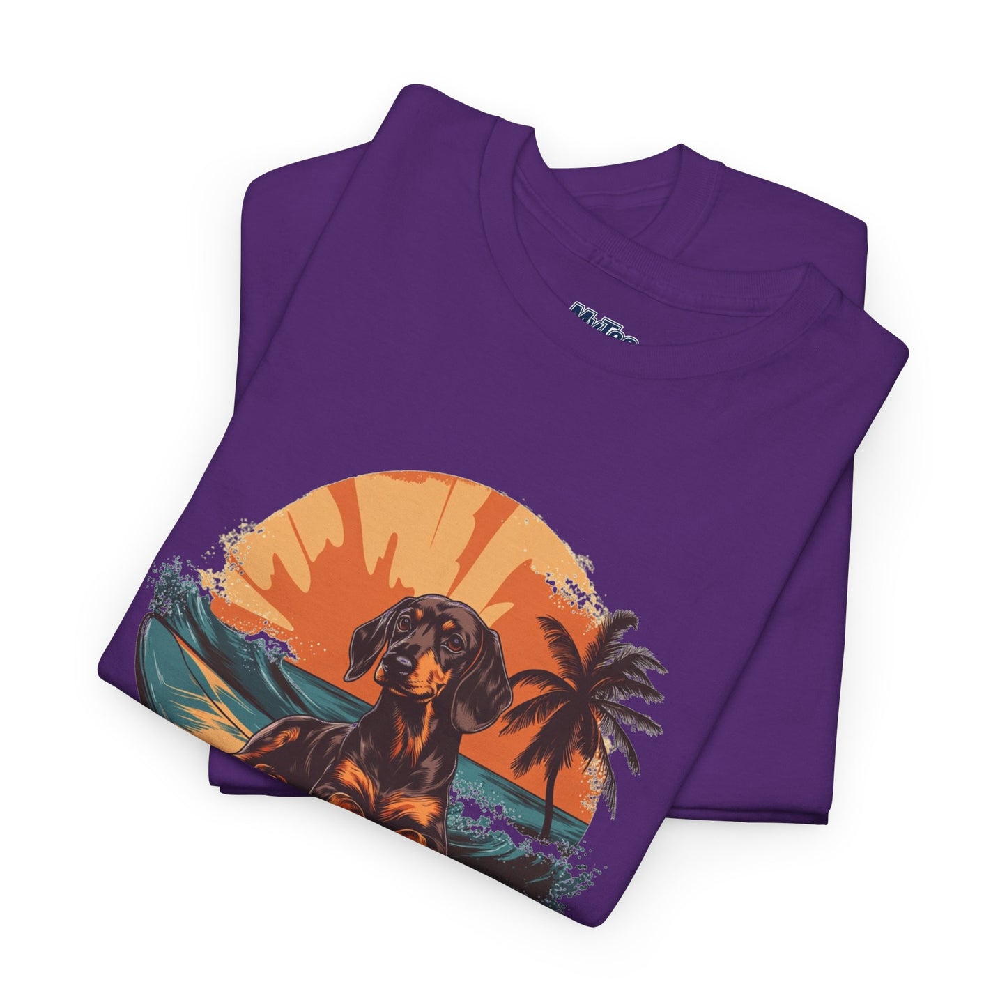 Dachshund Beach Vibes T-Shirt – Chill Summer Dog Style