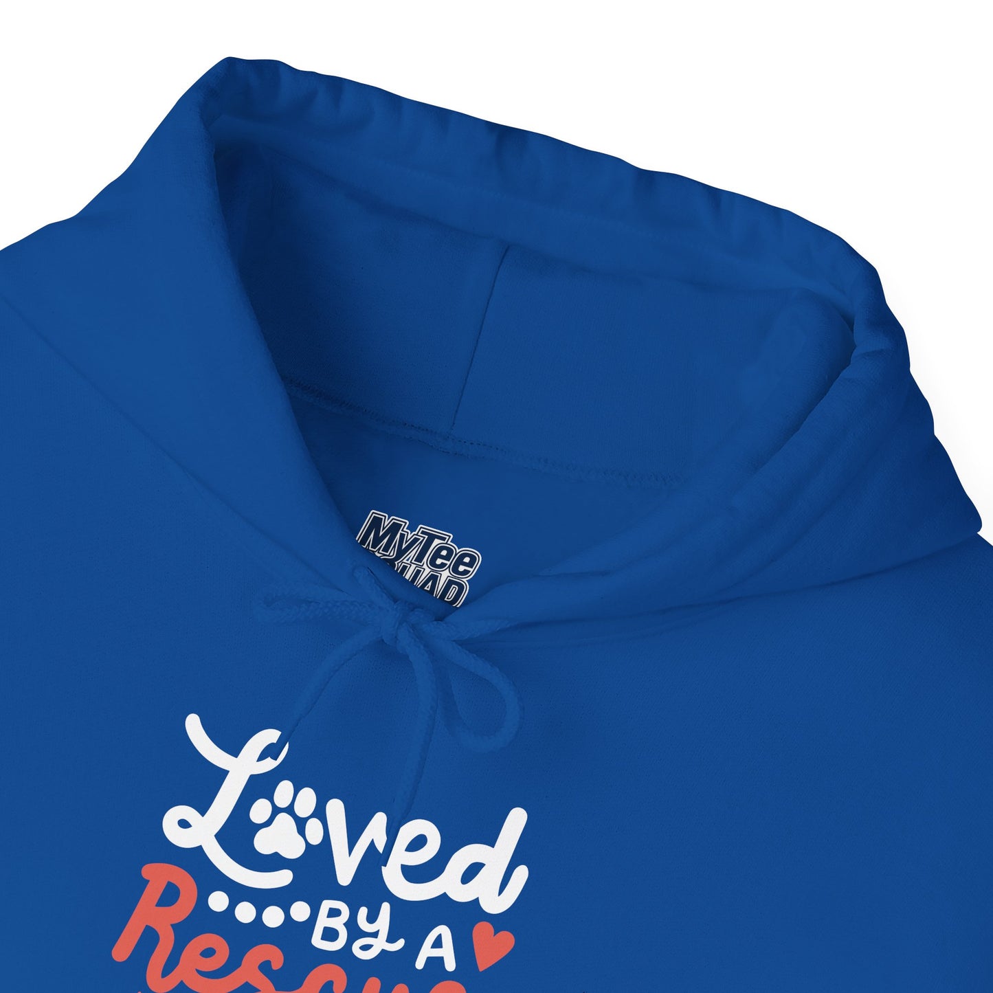 Loved By A Rescue Dog Hoodie | Pet Lover Gift, Fur Mom Hoodie, Pet Dad Apparel