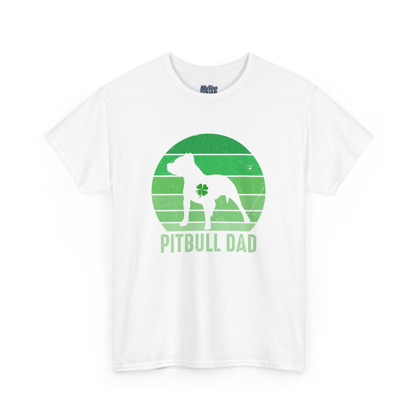 Pitbull Dad Heavy Cotton Tee | Father's Day Gift