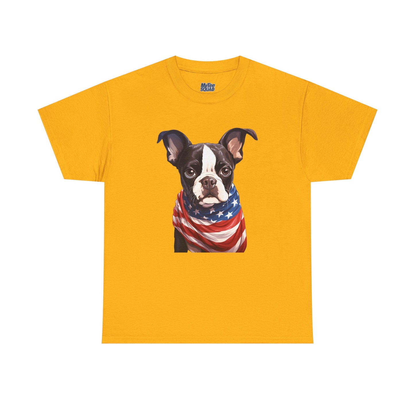 Patriotic Boston Terrier Unisex T-Shirt