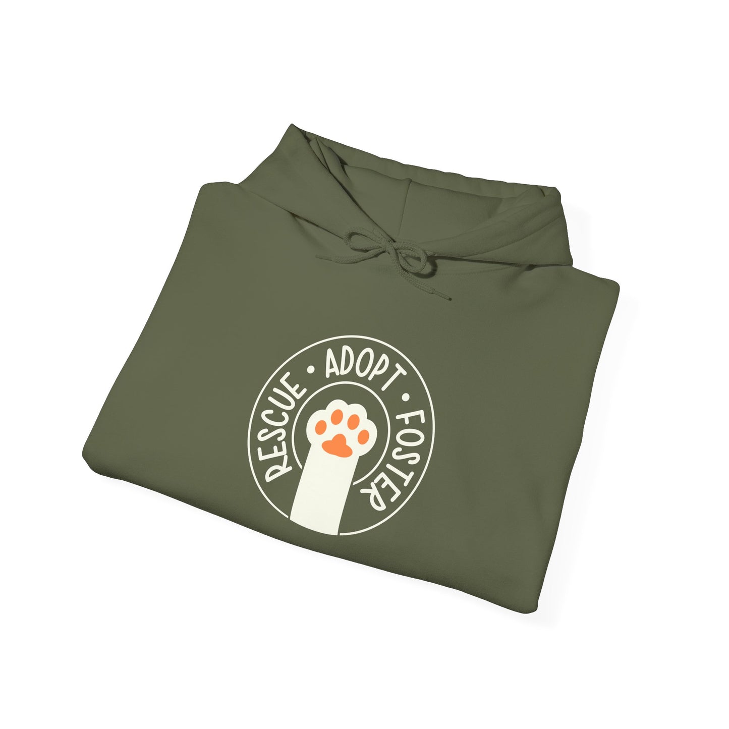 Rescue Adopt Foster Unisex Hoodie | Adoption Awareness