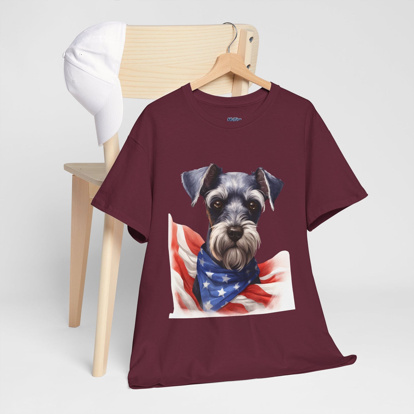 Patriotic Miniature Schnauzer Unisex T-Shirt