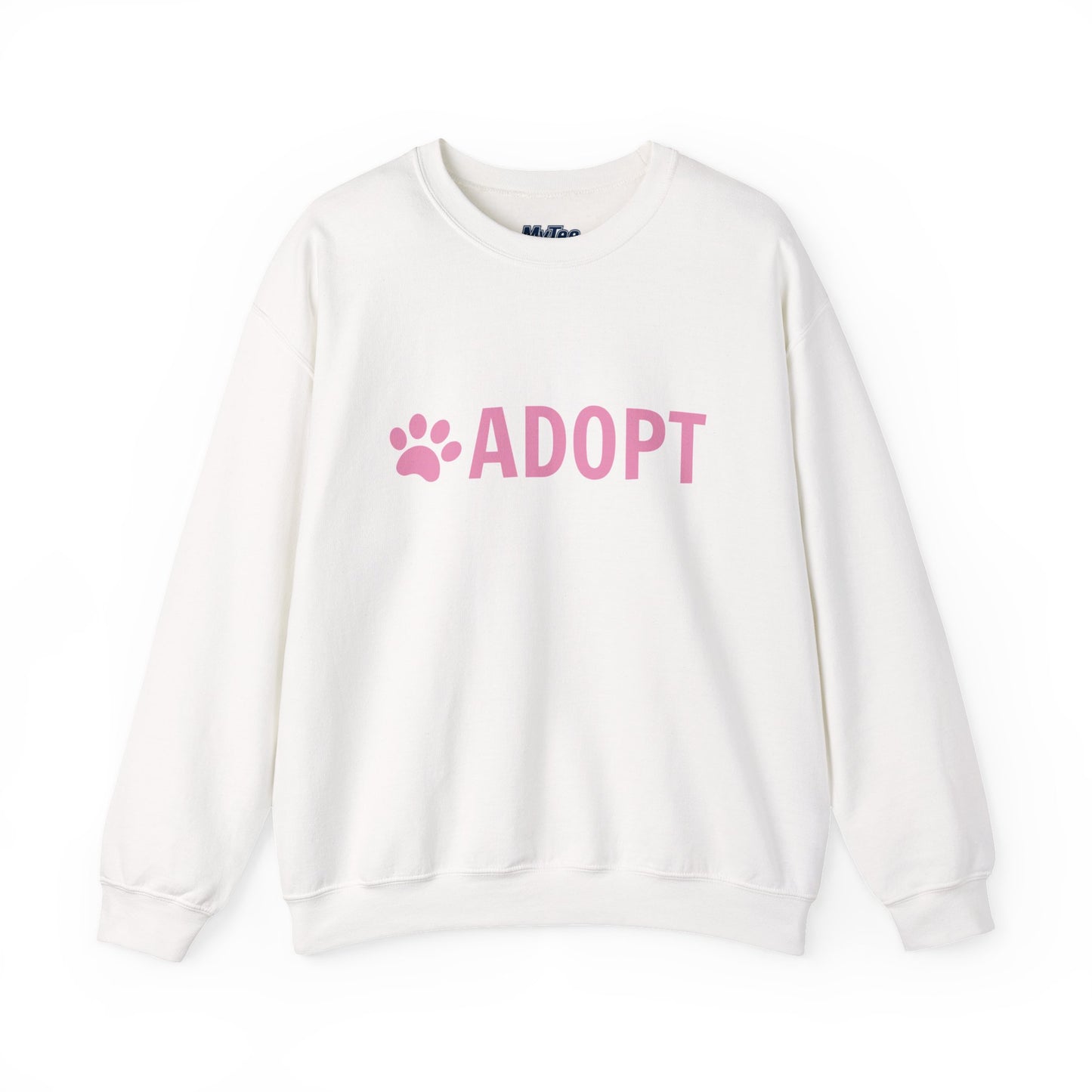 Adopt Pet Lover Crewneck Sweatshirt | Dog Rescue Inspired