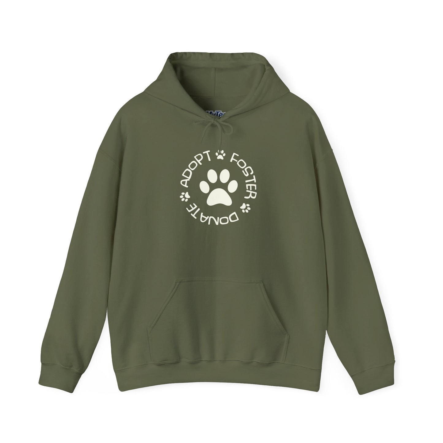Adopt Foster Donate Unisex Hoodie – Pet Rescue Support Apparel