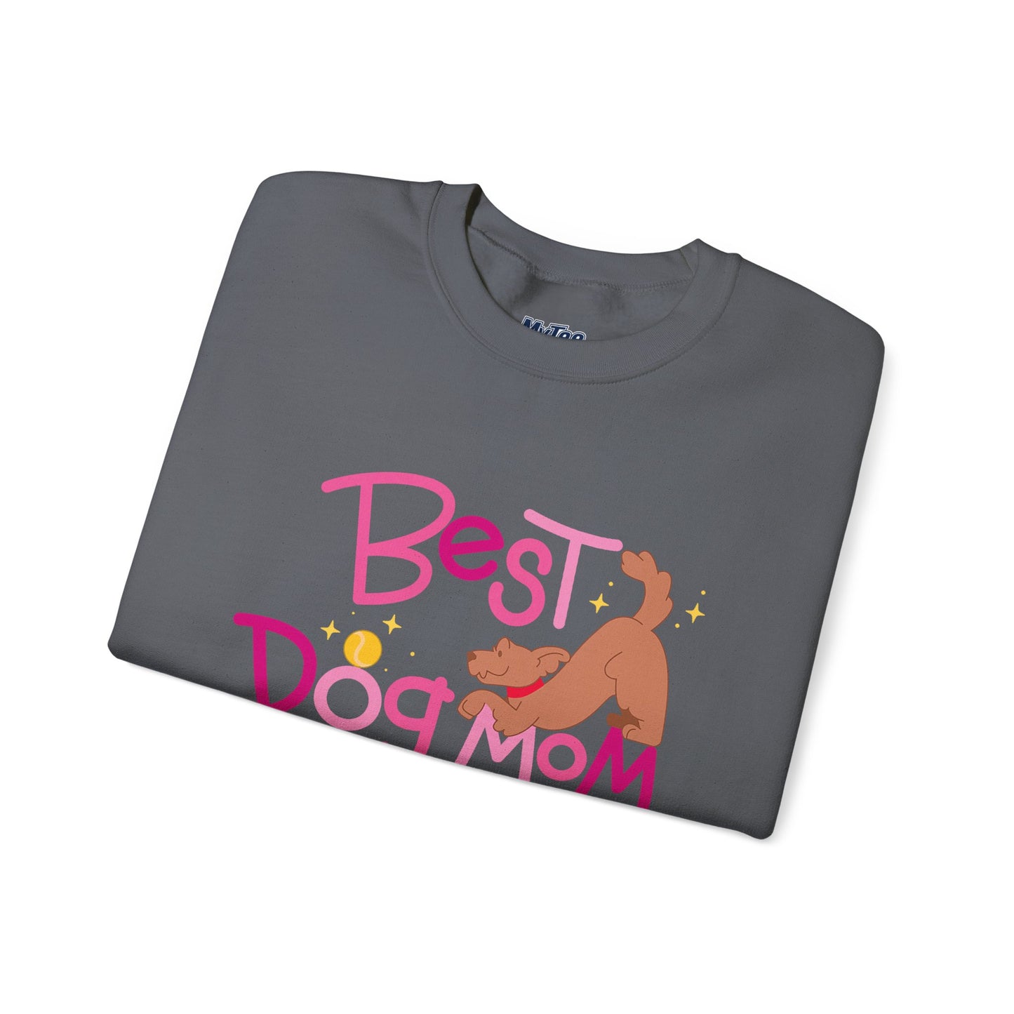 Best Dog Mom Ever Crewneck Sweatshirt | Gift For Dog Moms