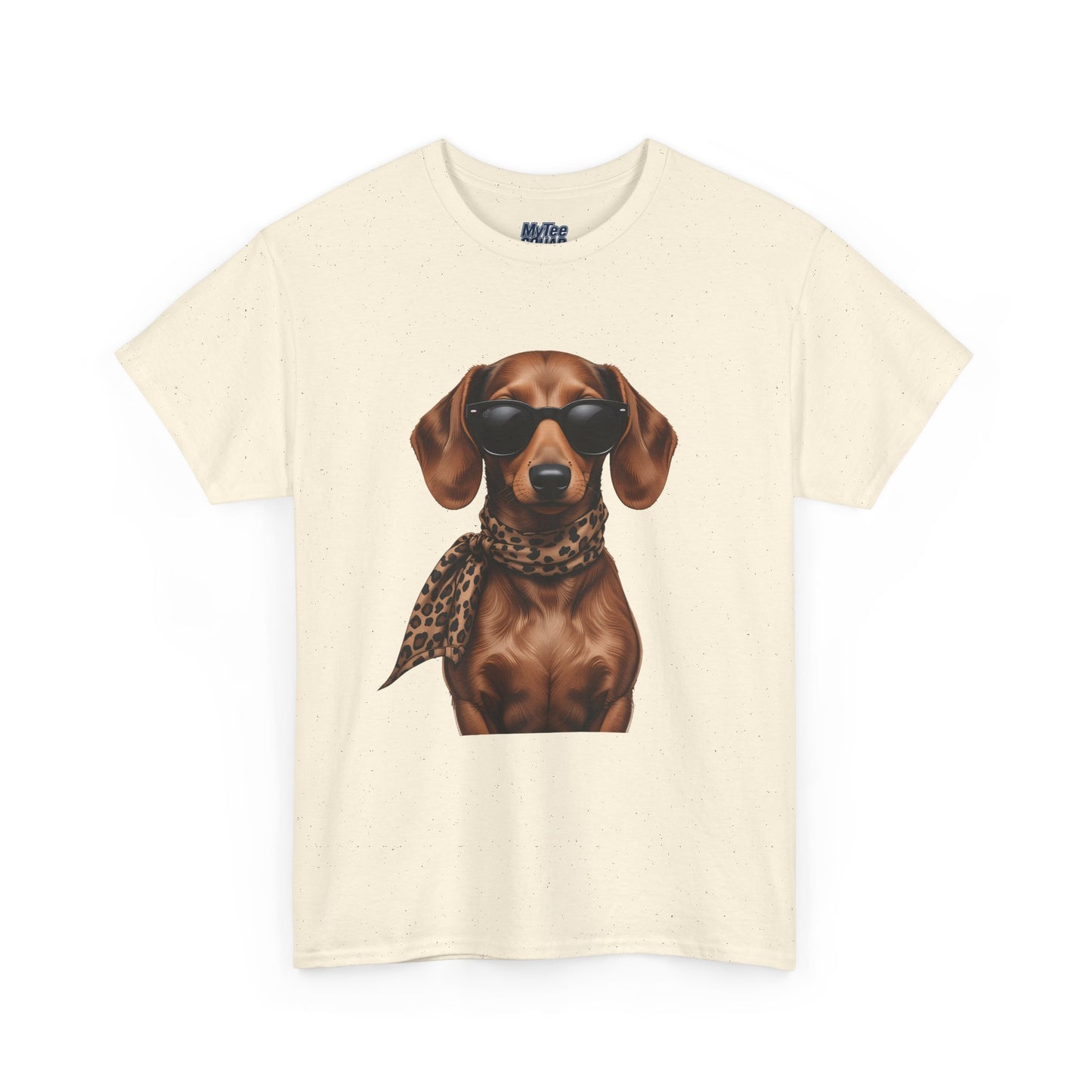 Dachshund With A Scarf Cotton T-Shirt