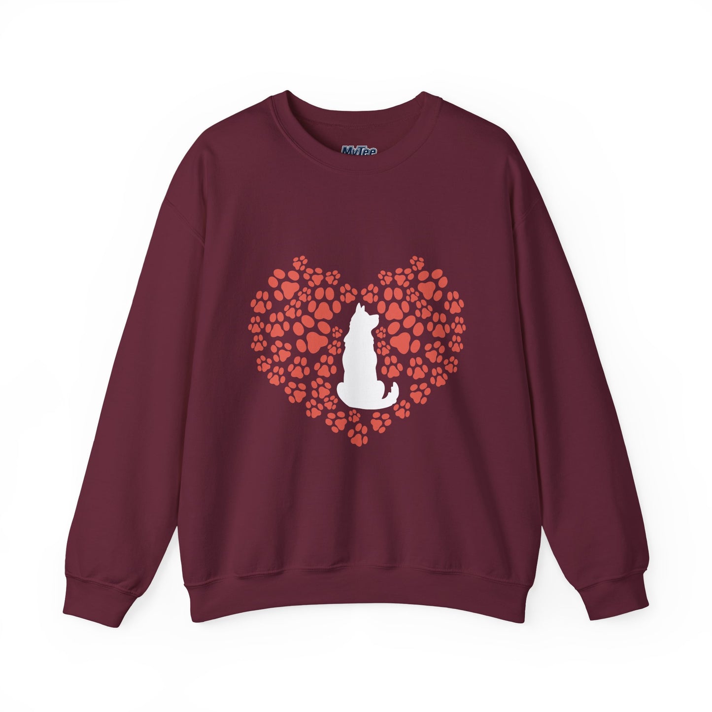 Cat Lover's Heart Crewneck Sweatshirt