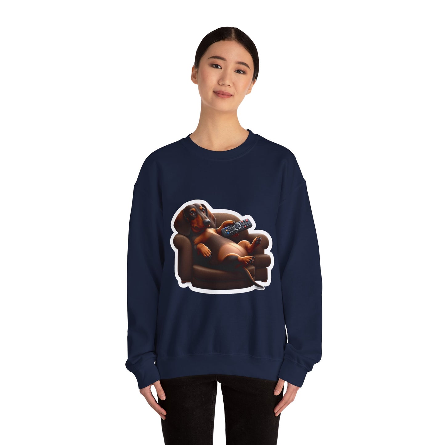 Dachshund Do Not Disturb Sweatshirt – Unisex Lounge Mode On