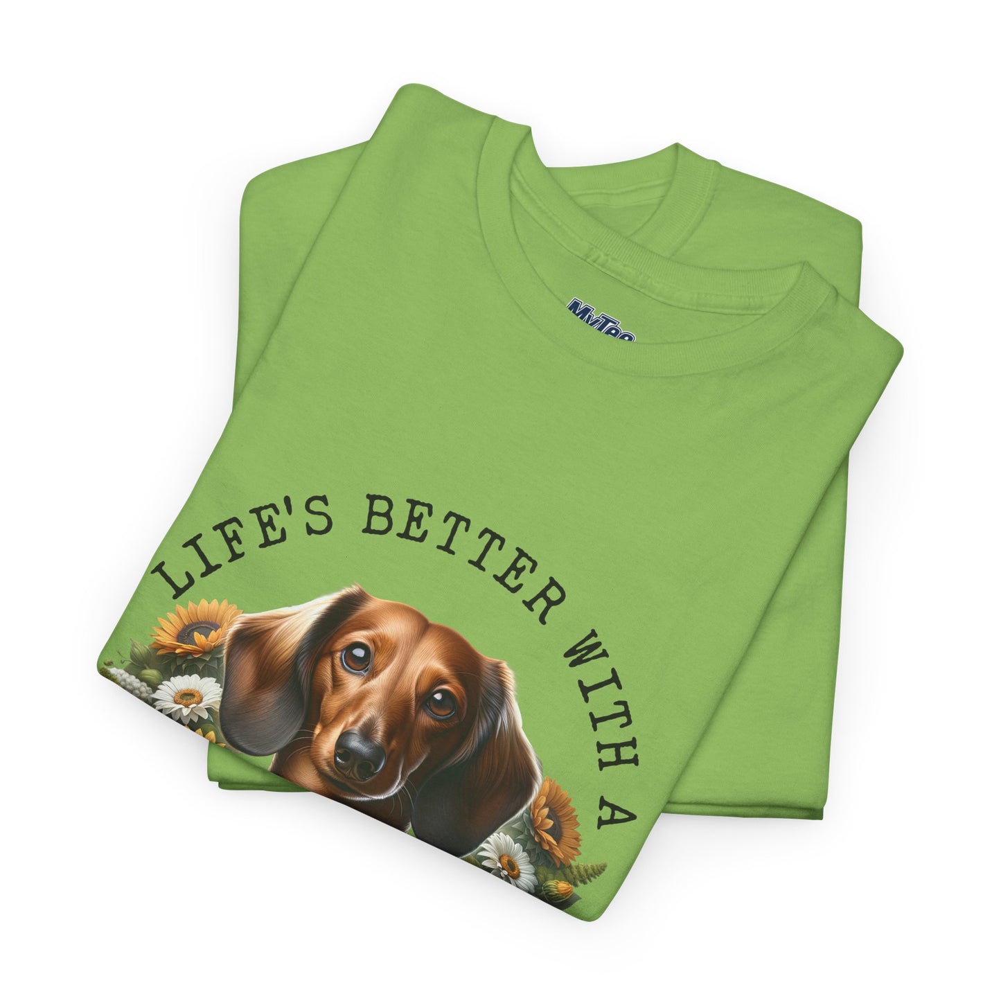 Dachshund Sunflower Unisex T-Shirt