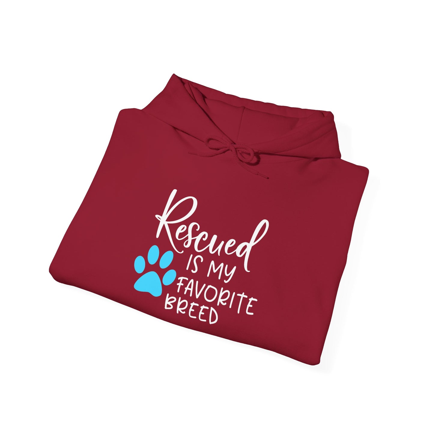 Rescued Is My Favorite Breed Unisex Hoodie – Shelter Dog Support