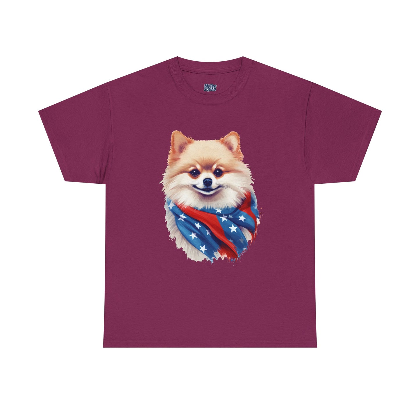 Patriotic pomeranian Unisex T-Shirt