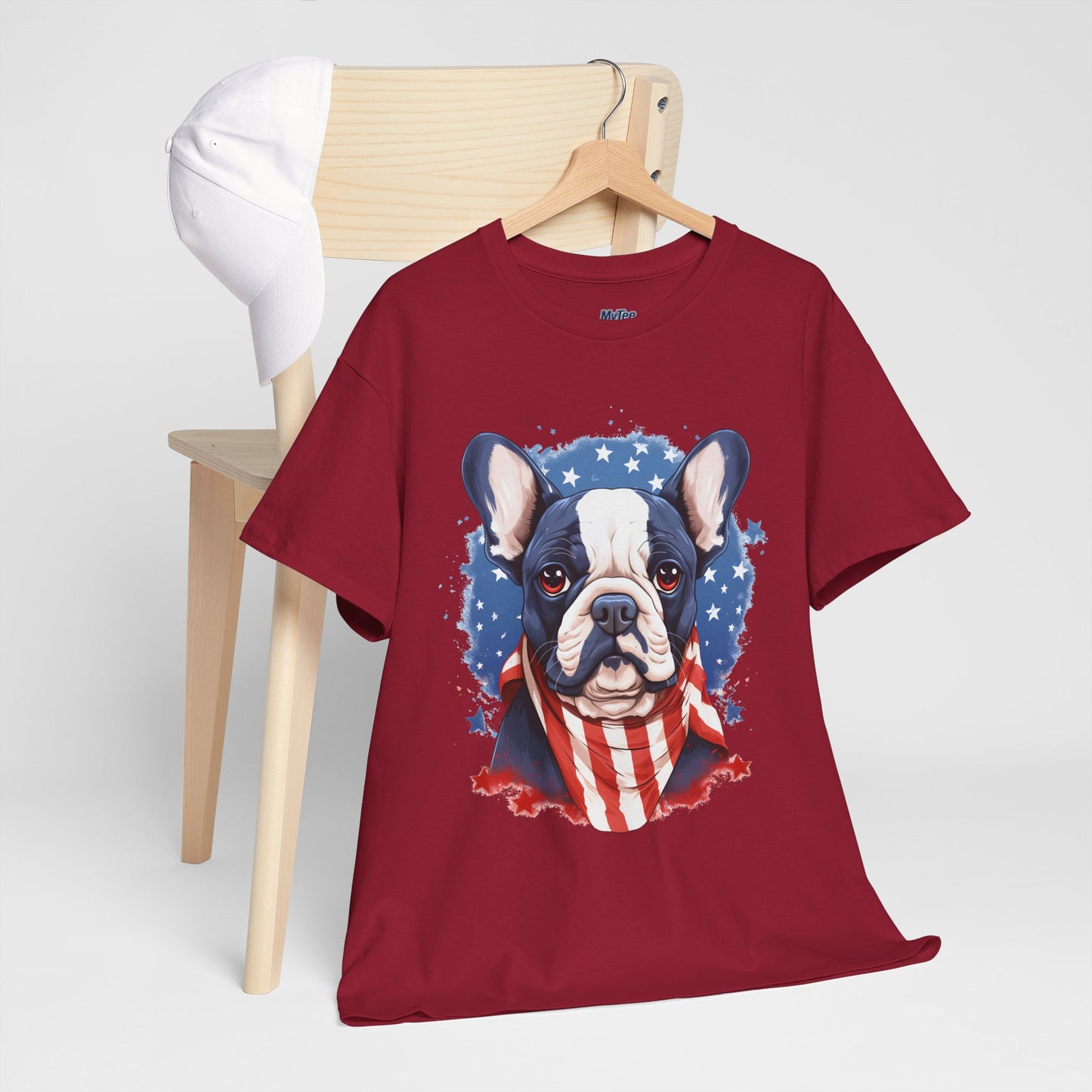 Patriotic French Bulldog Unisex T-Shirt | Dog Lover
