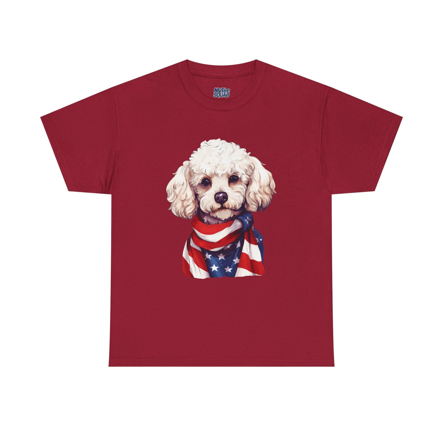 Patriotic Poodle Unisex T-Shirt