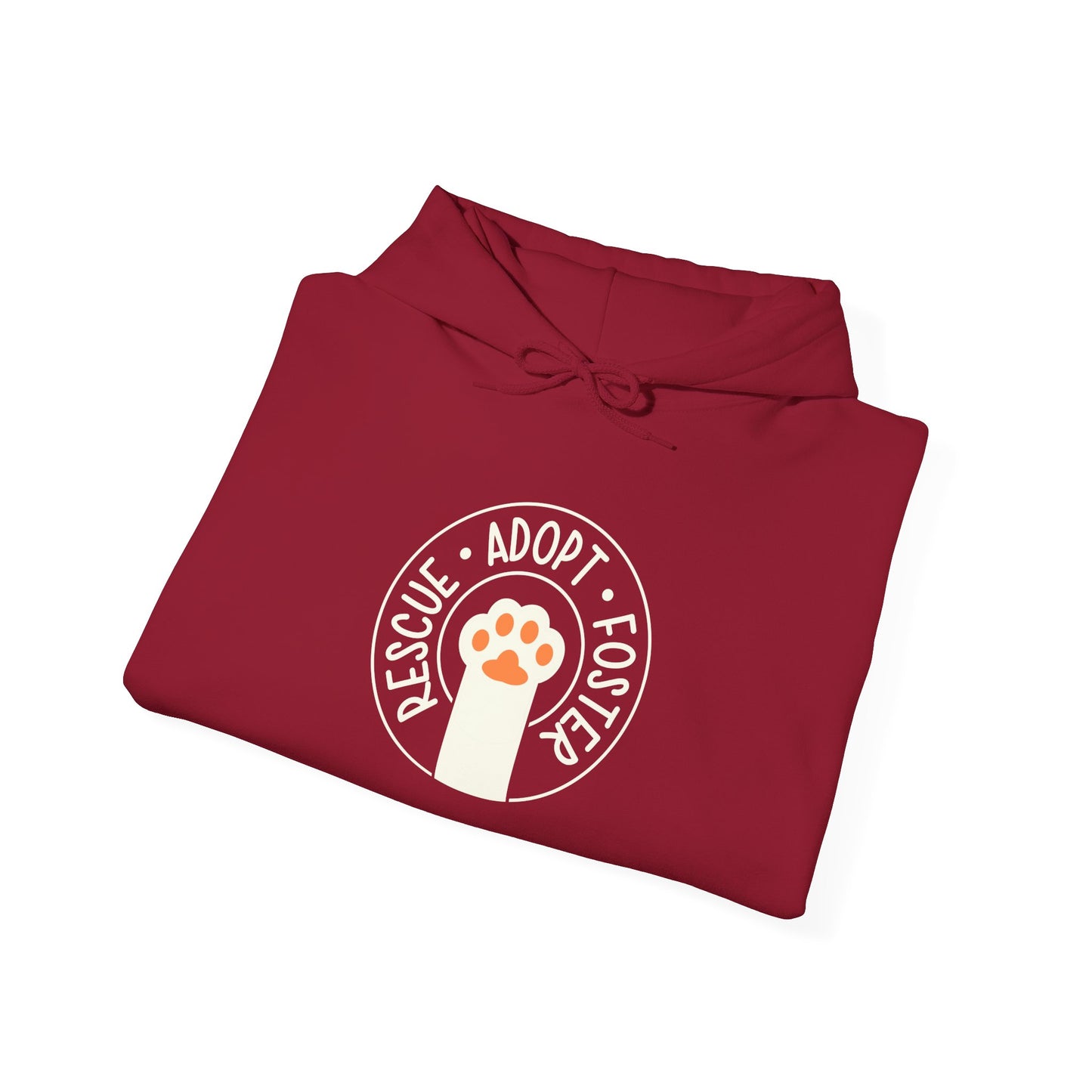 Rescue Adopt Foster Unisex Hoodie | Adoption Awareness