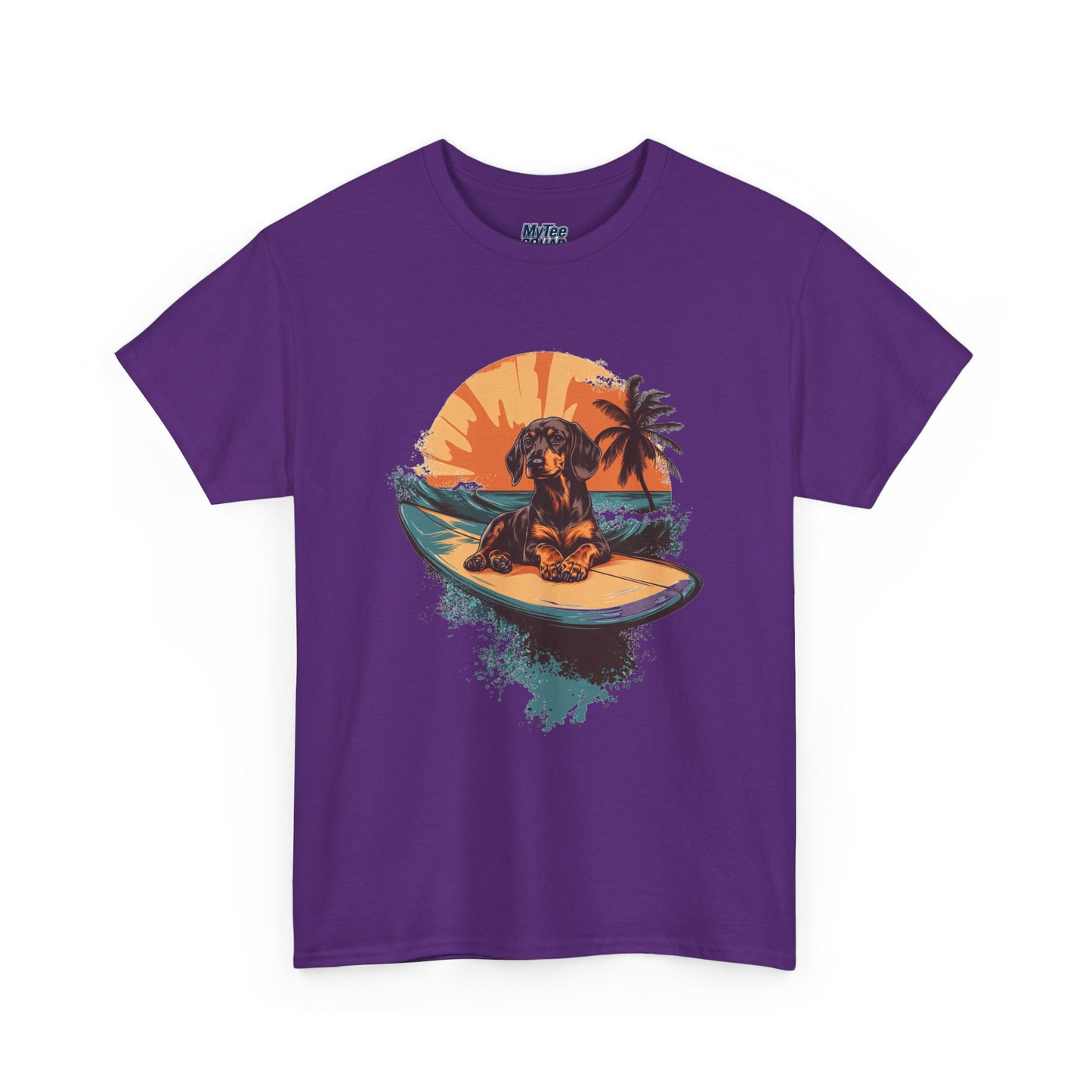 Dachshund Beach Vibes T-Shirt – Chill Summer Dog Style