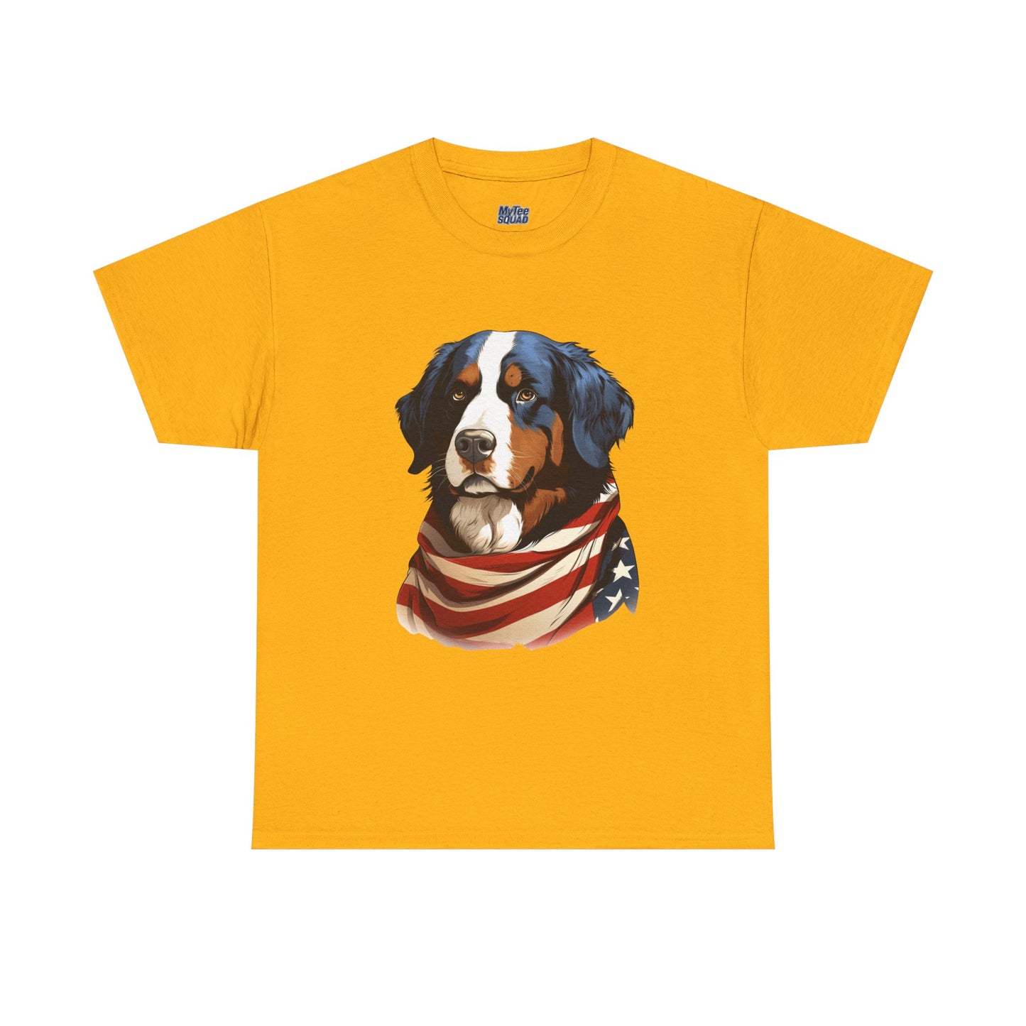 Patriotic Bernese Mountain Unisex T-Shirt
