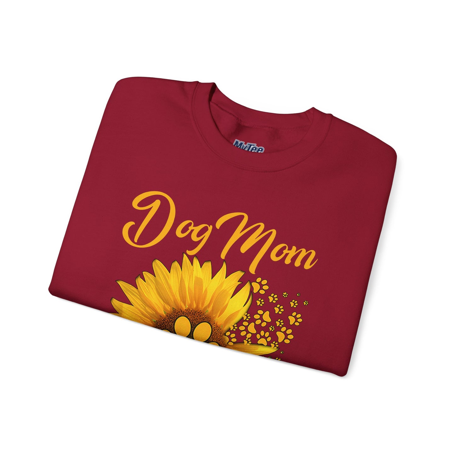 Sunflower Soul, Dog Mom Heart Sweatshirt