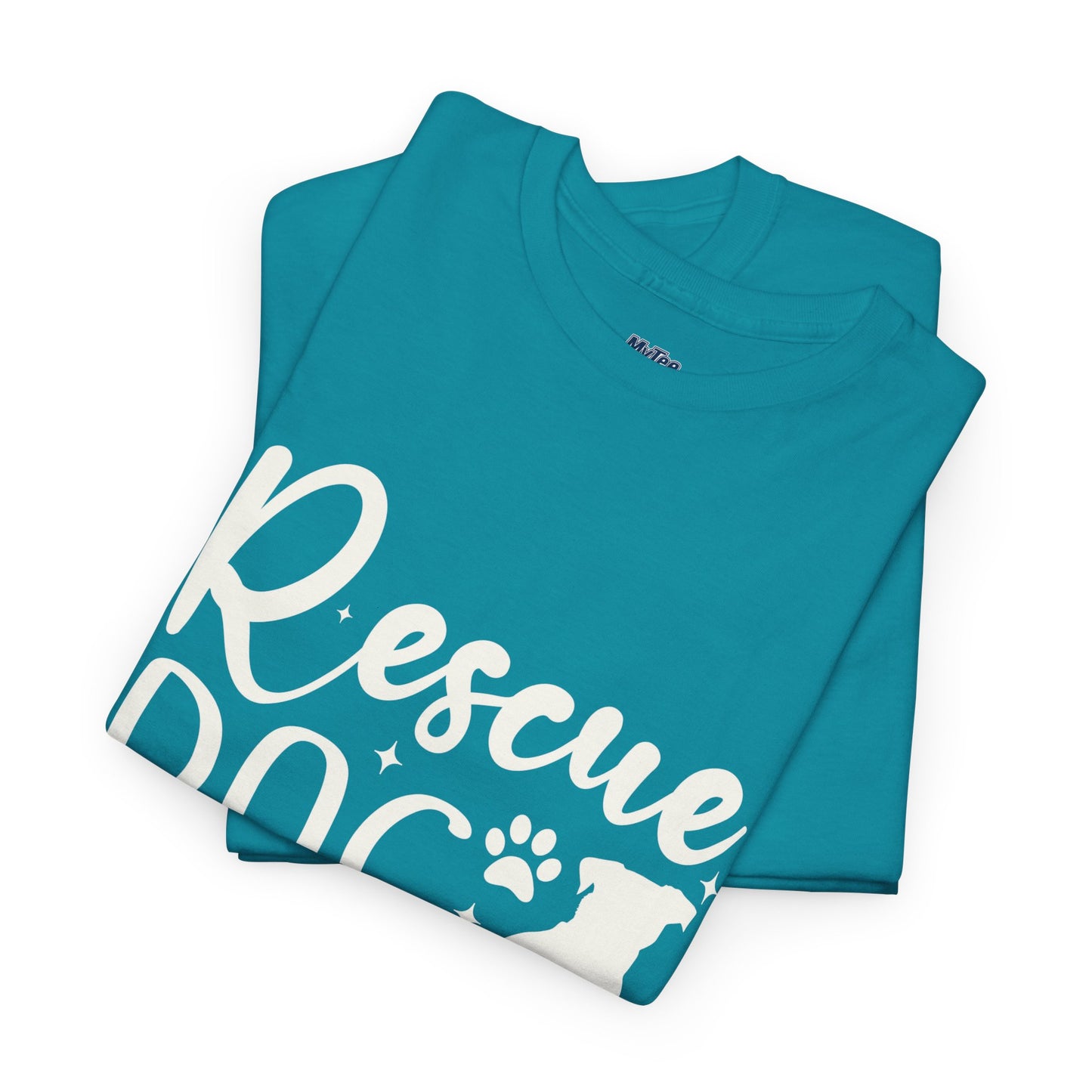 Rescue Dog Mom Cotton T-Shirt | Dog Lover