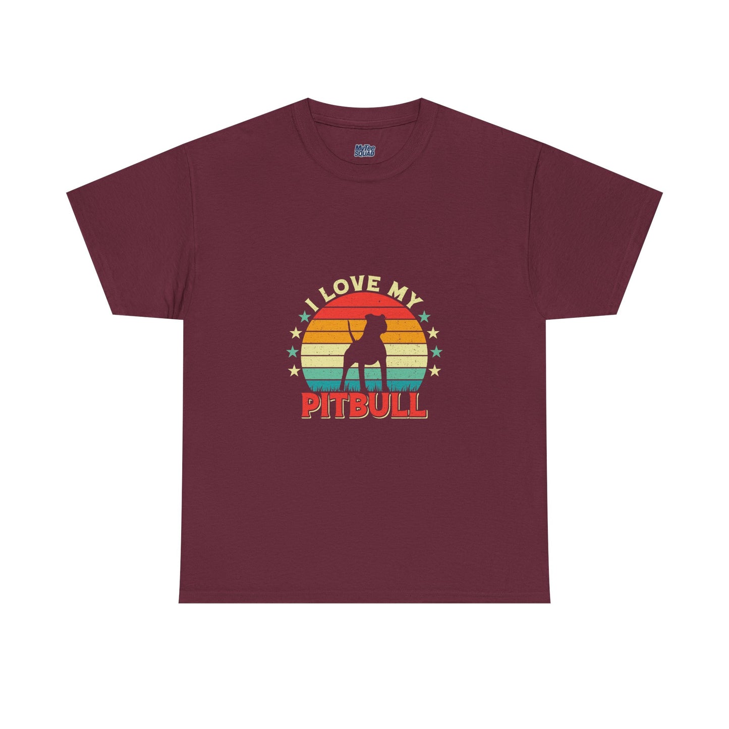 I Love My Pitbull Unisex T-Shirt | Best Gift For Dog Mom & Dad