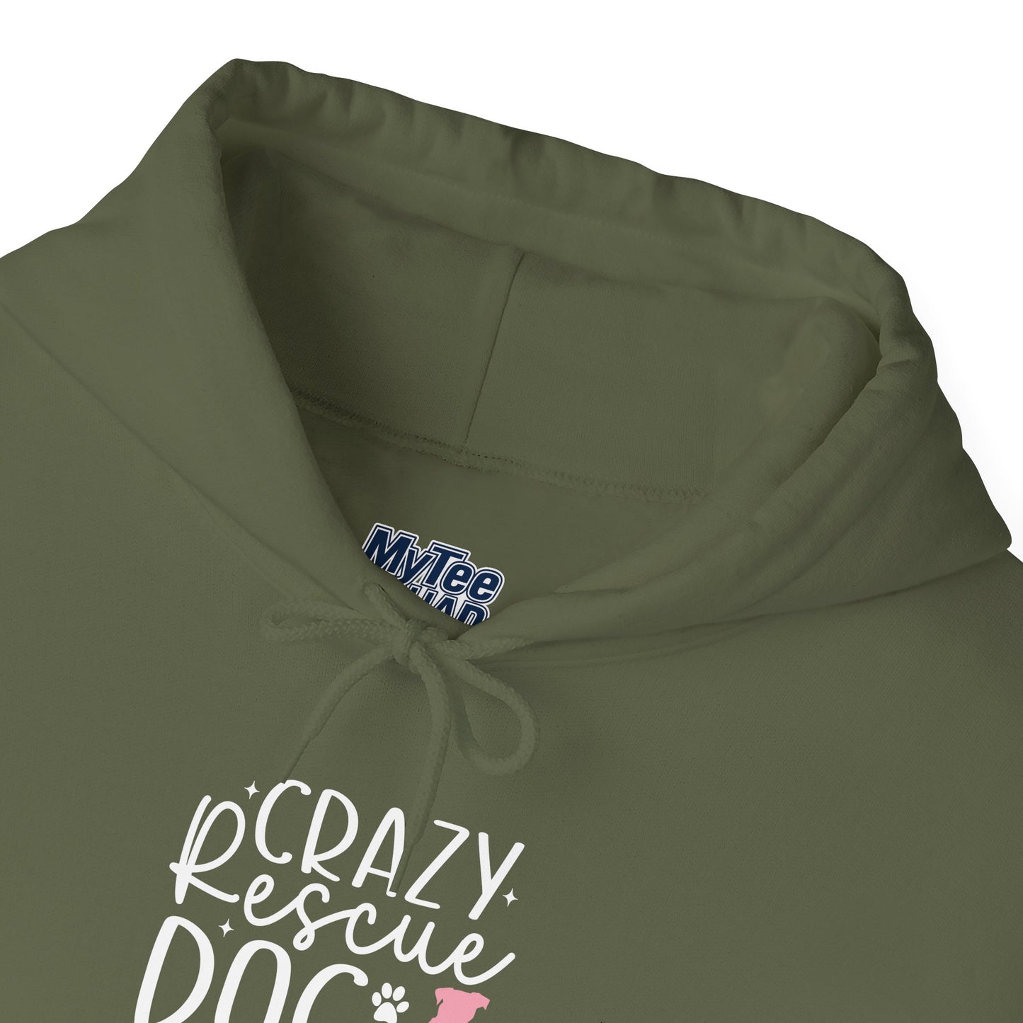 Crazy Rescue Dog Lady Hoodie - Perfect For Dog Mom