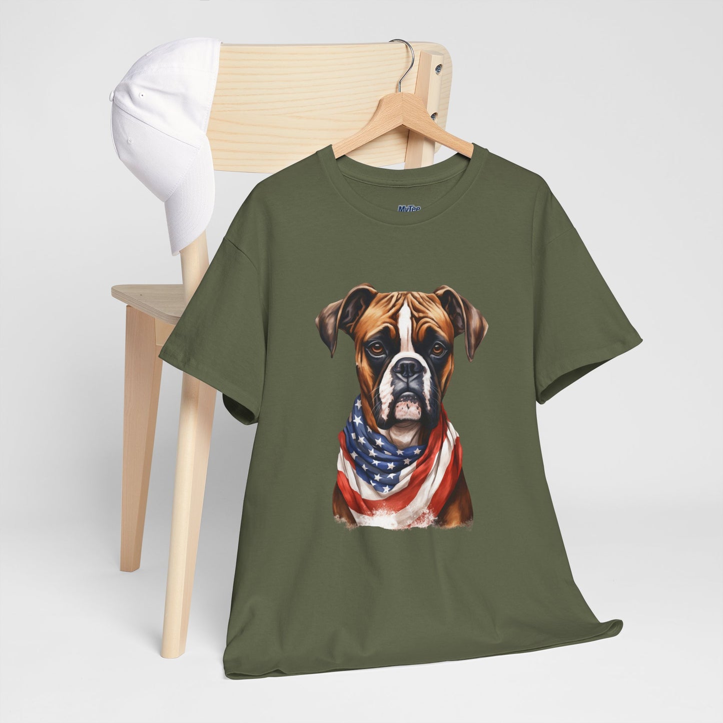 Patriotic Boxer Unisex T-Shirt