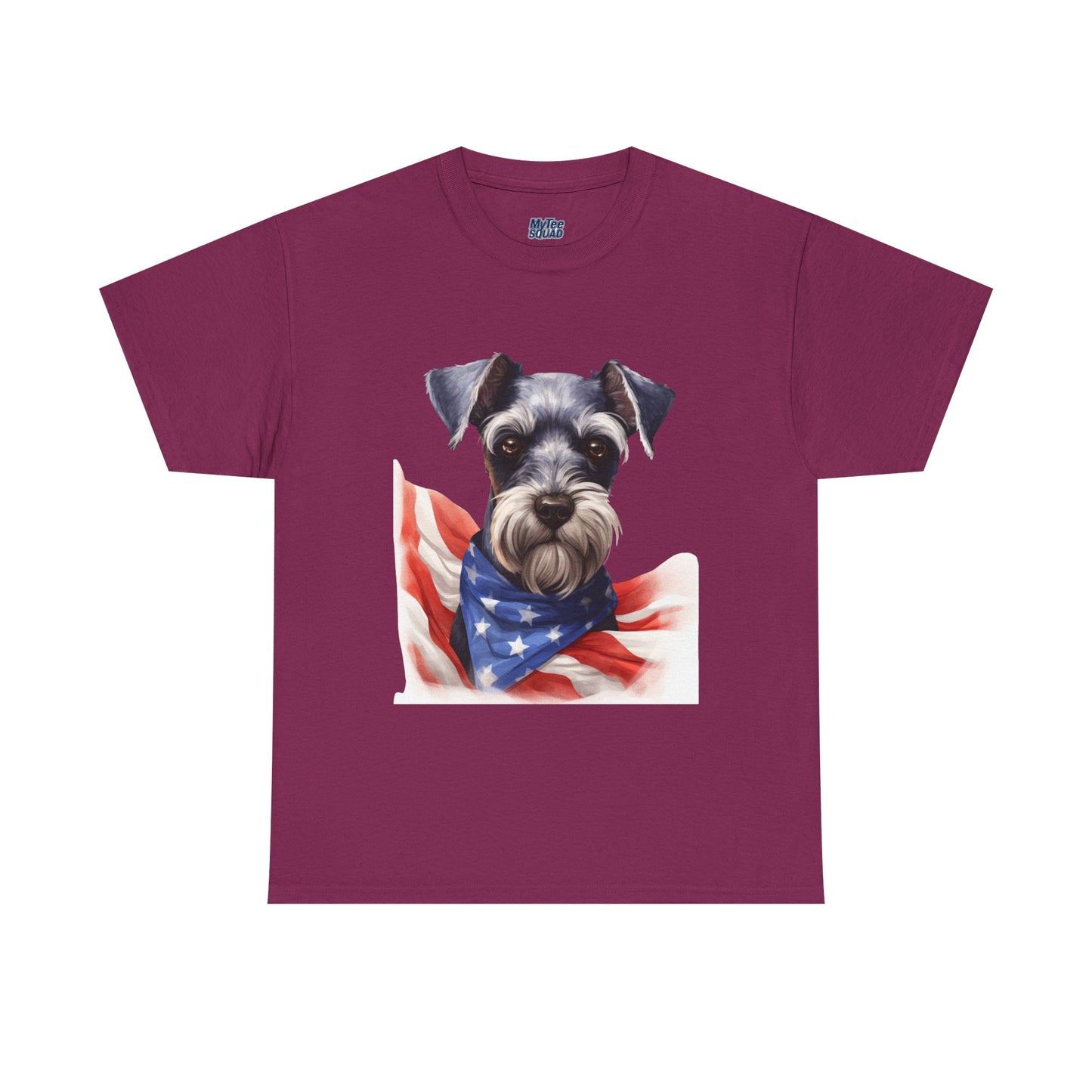 Patriotic Miniature Schnauzer Unisex T-Shirt
