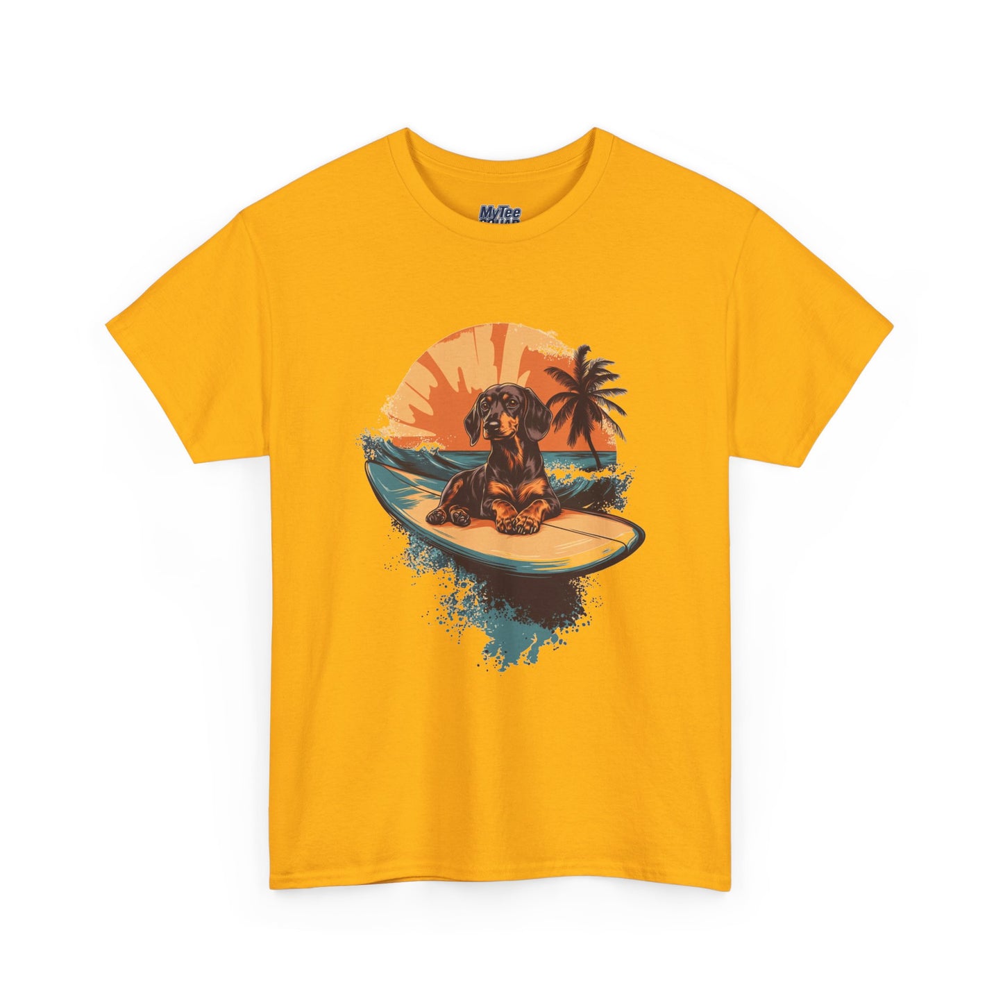Dachshund Beach Vibes T-Shirt – Chill Summer Dog Style