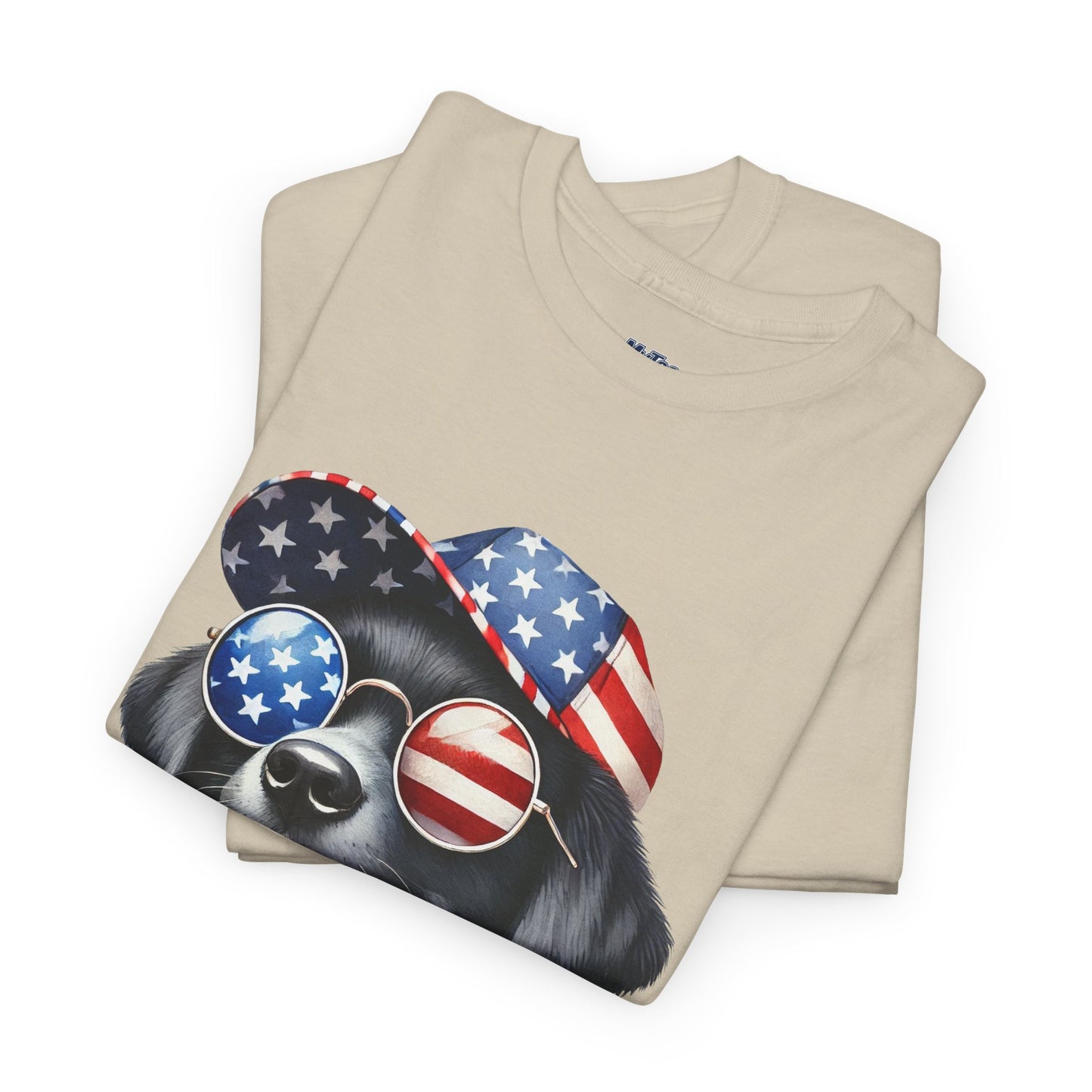 Patriotic Labrador Retriever With Sunglasses And Bow Unisex T-Shirts