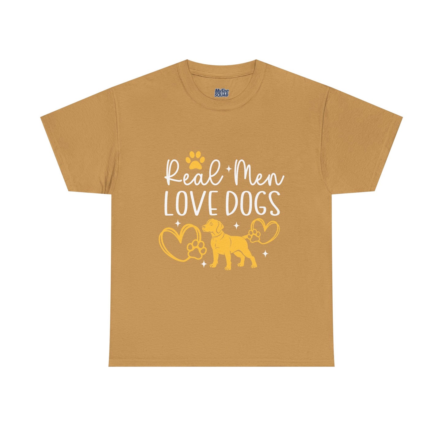 Real Men Love Dogs Cotton T-Shirts | Dog Lover
