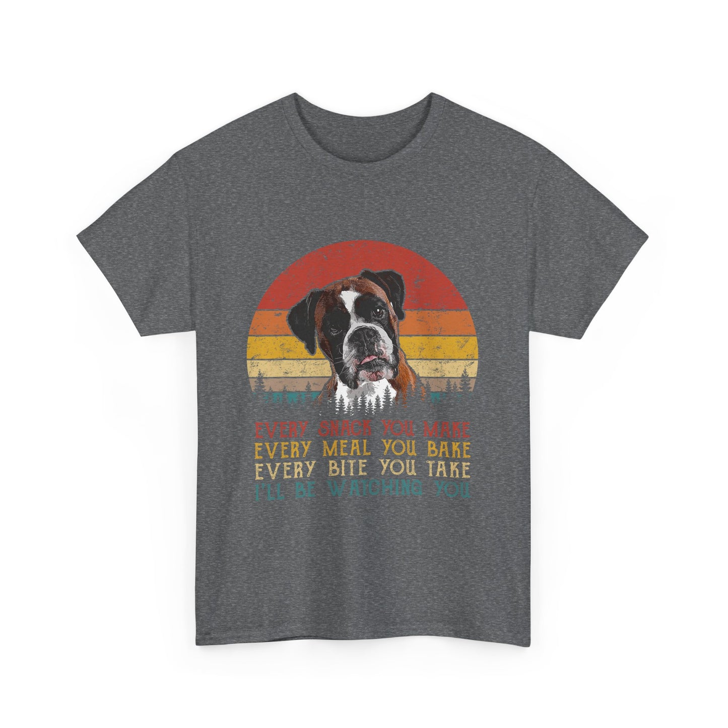 Every Snack You Make Retro Dog Lover - Cotton T-Shirt