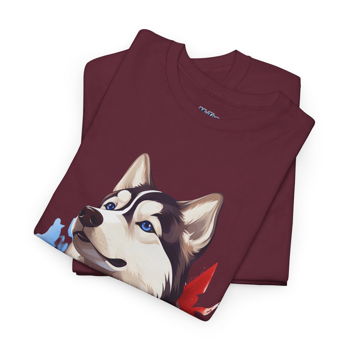 Patriotic Siberian Husky Unisex T-Shirt