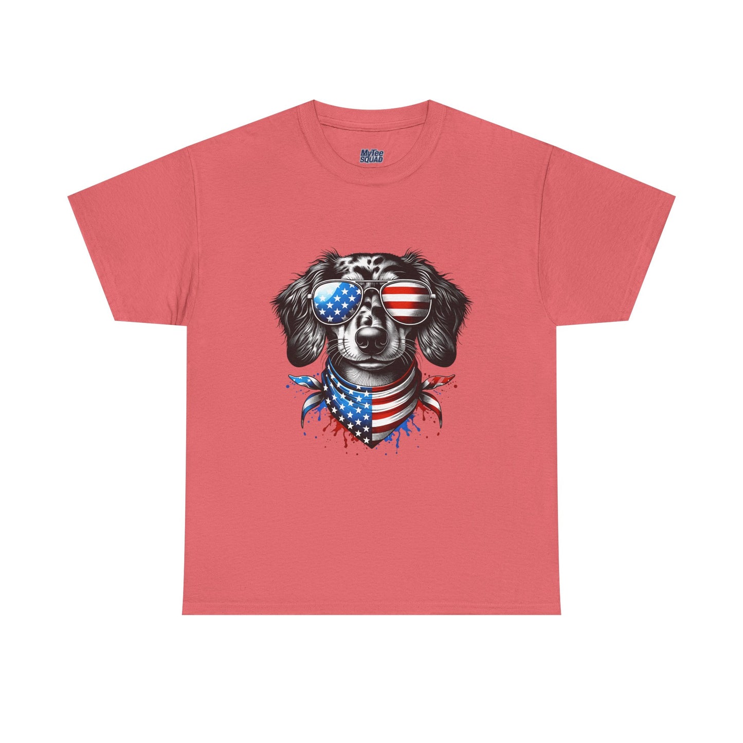Patriotic Dachshund with Sunglasses Unisex T-Shirt