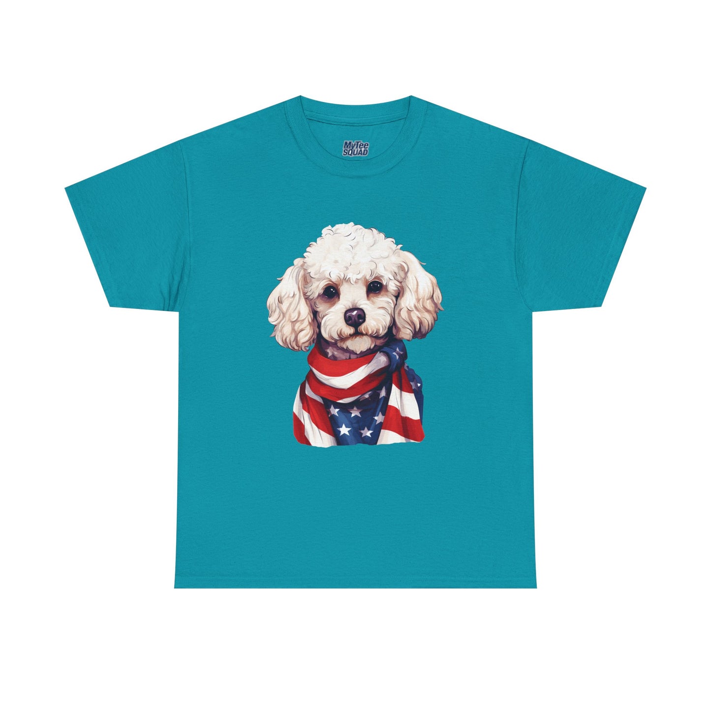 Patriotic Poodle Unisex T-Shirt