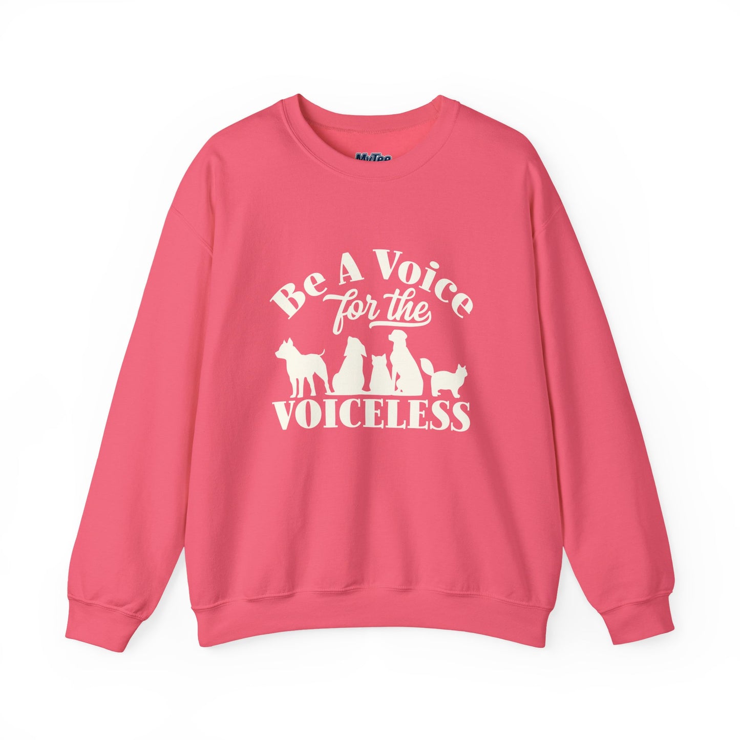 Be A Voice For The Voiceless Unisex Sweatshirt – Animal Rescue Awareness