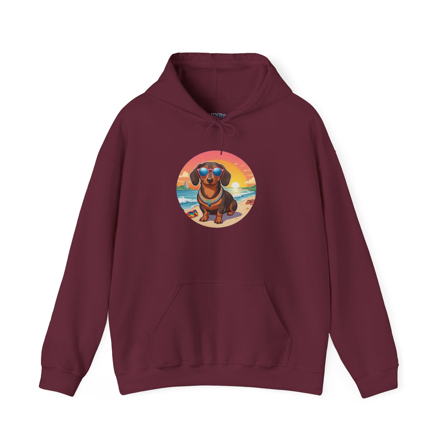 Dachshund Lover's Sunset Unisex Hoodie