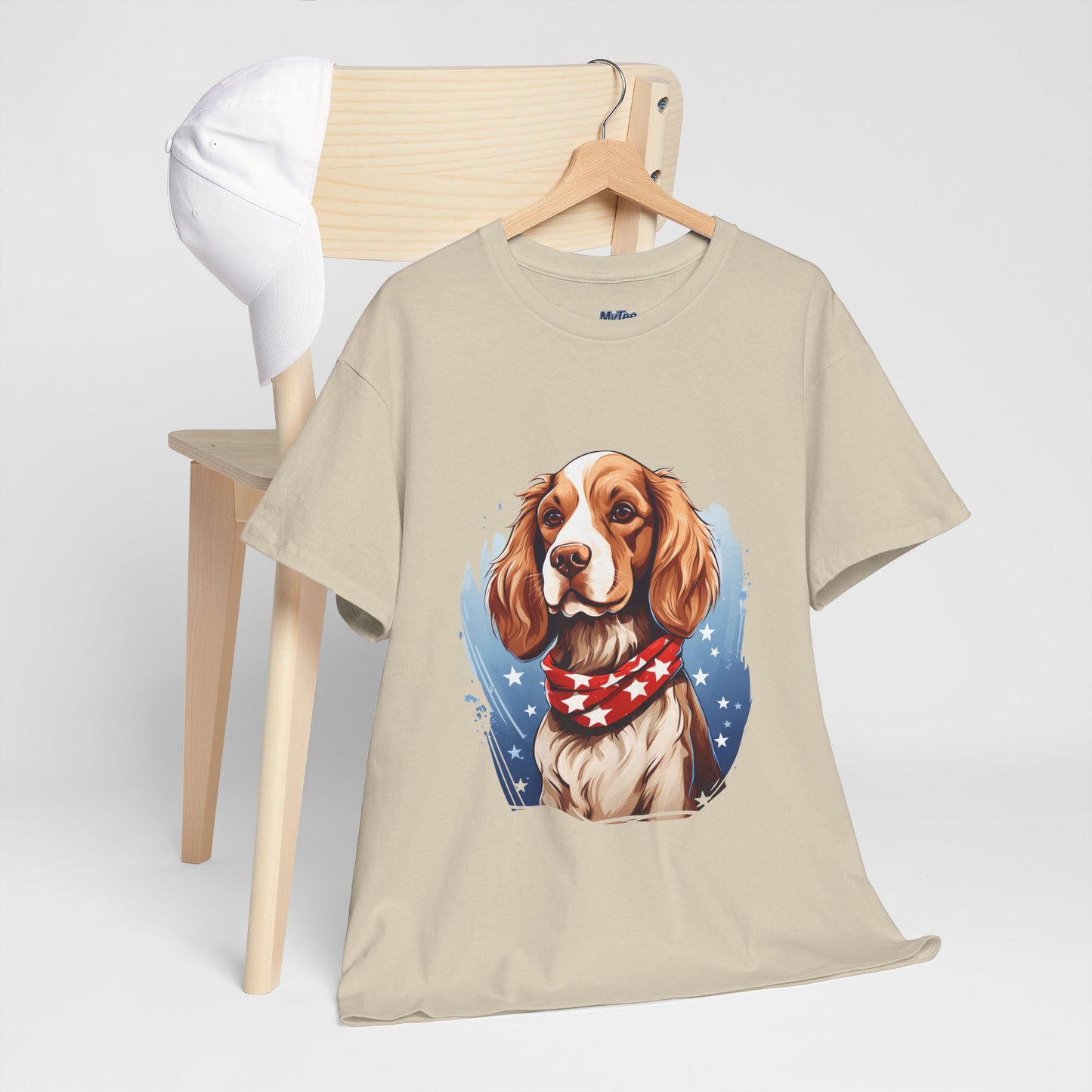 Patriotic Cocker Spaniel Unisex T-Shirt