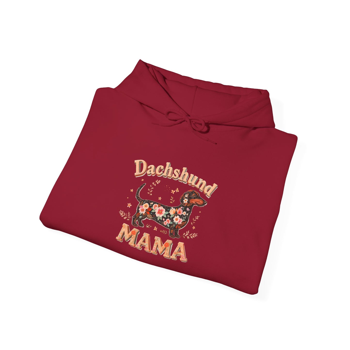 Dachshund Mama Everyday Hoodie – Floral Comfort For Pup Fans