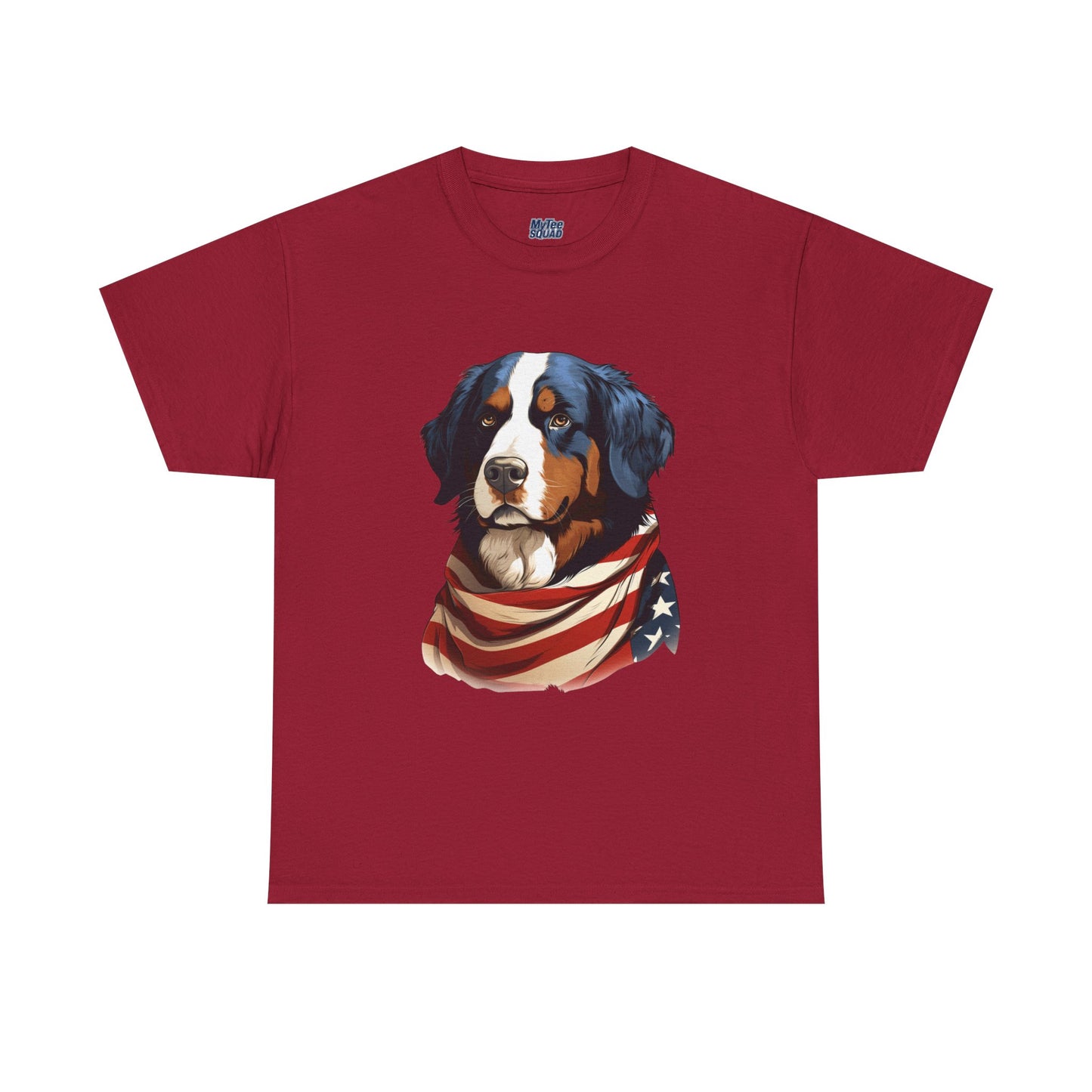 Patriotic Bernese Mountain Unisex T-Shirt