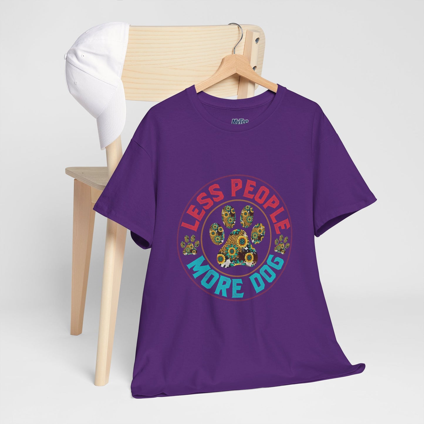 Less People More Dog Unisex Cotton T-Shirt