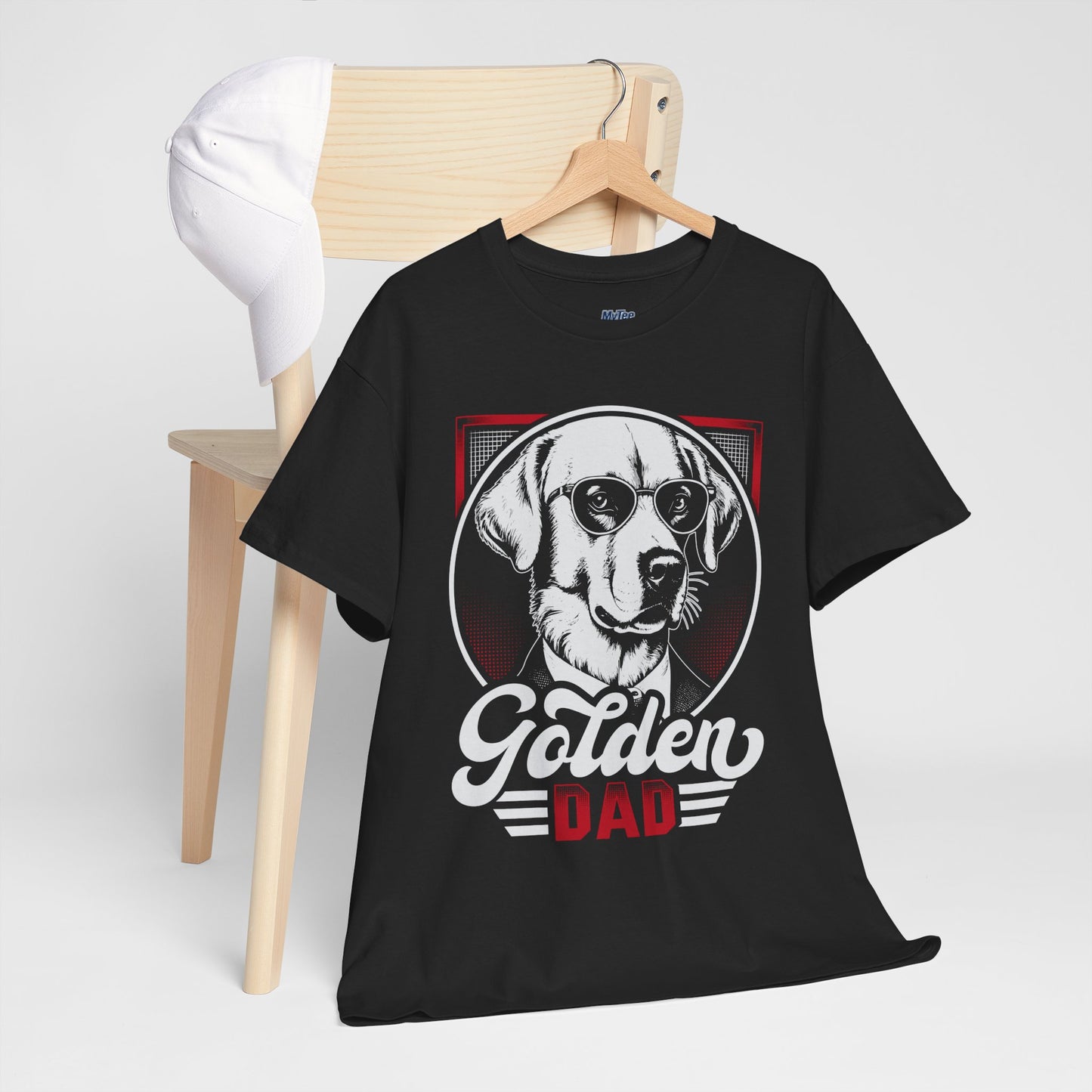 Golden Dad, Golden Retriever T-Shirt | Best For Dog Dad