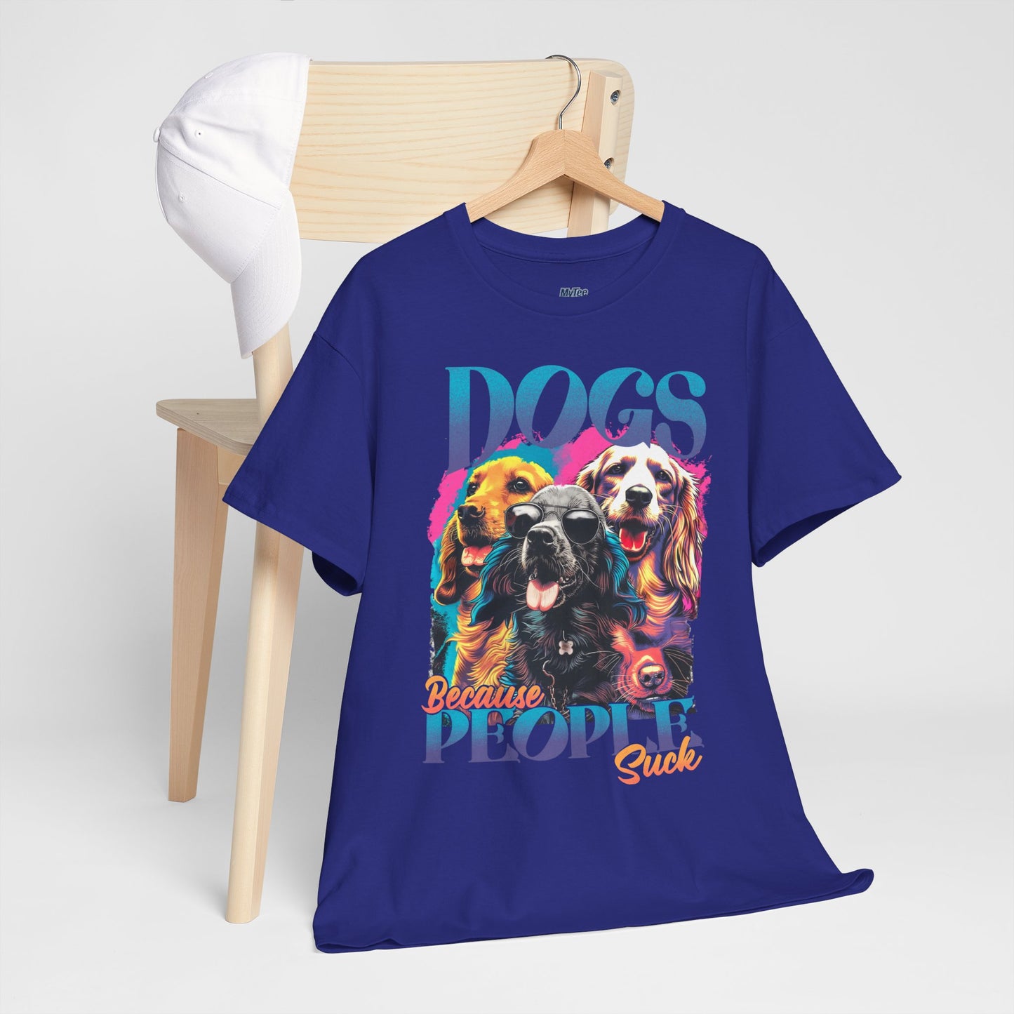 Dogs Because People Suck Unisex T-Shirts